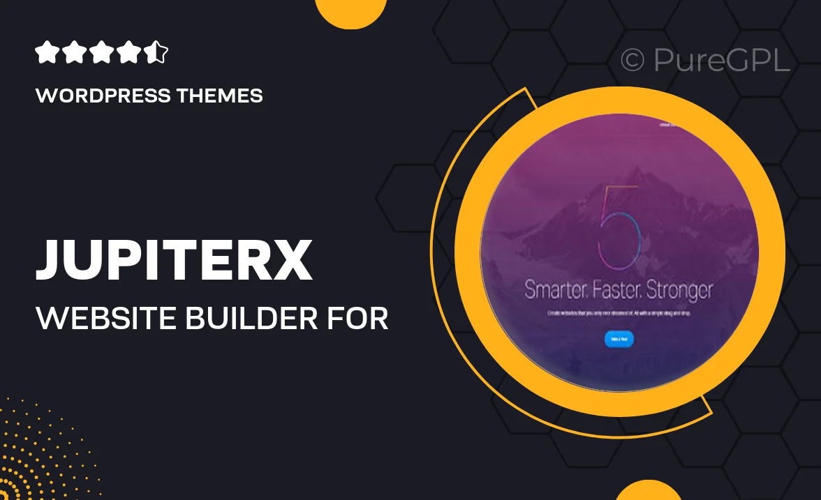 JupiterX – Website Builder For WordPress & WooCommerce