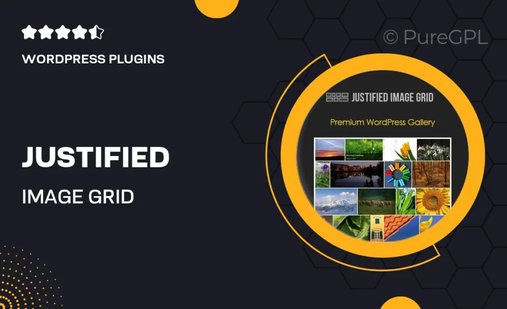 Justified Image Grid feature image