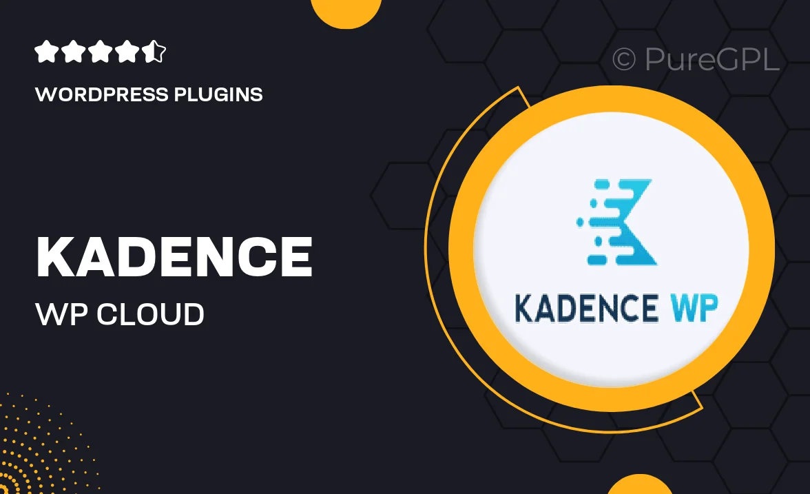 Kadence wp | Cloud