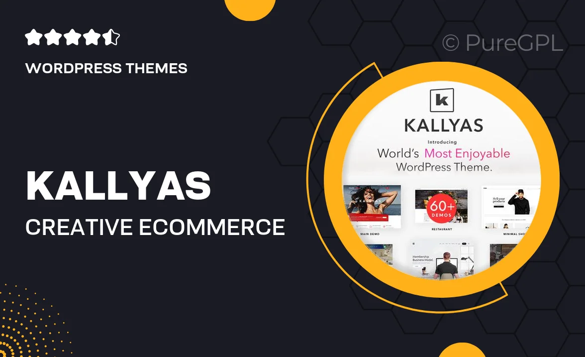 KALLYAS – Creative eCommerce Multi-Purpose WordPress Theme