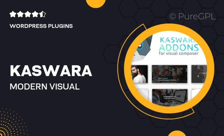 kaswara modern visual composer addons