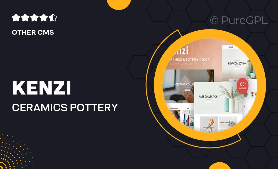 Kenzi – Ceramics & Pottery Decor Shopify Theme