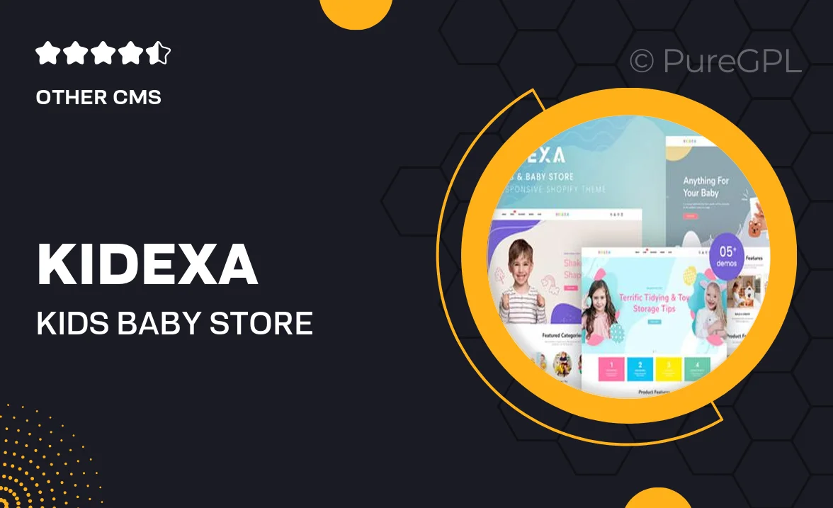 Kidexa – Kids & Baby Store Shopify Theme