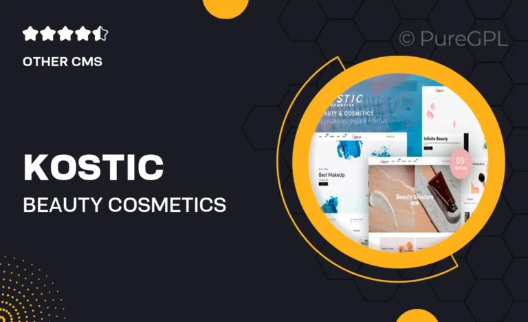 kostic beauty cosmetics shopify theme