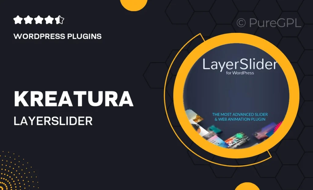 Kreatura (LayerSlider) Responsive WordPress Slider Plugin feature image