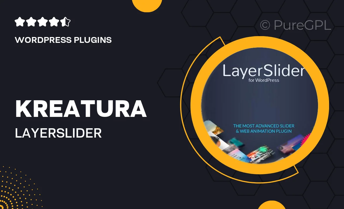 Kreatura (LayerSlider) Responsive WordPress Slider Plugin