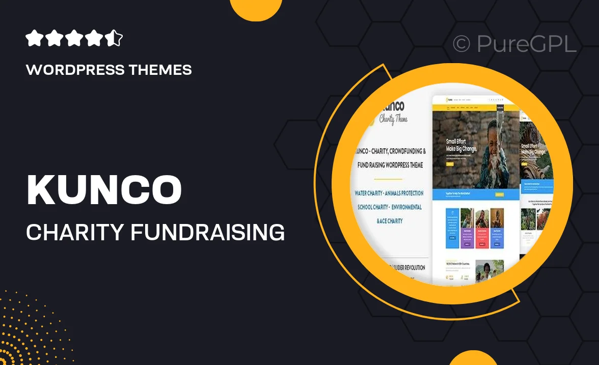 Kunco – Charity & Fundraising WordPress Theme