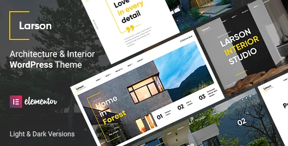 larson architecture wordpress theme 1