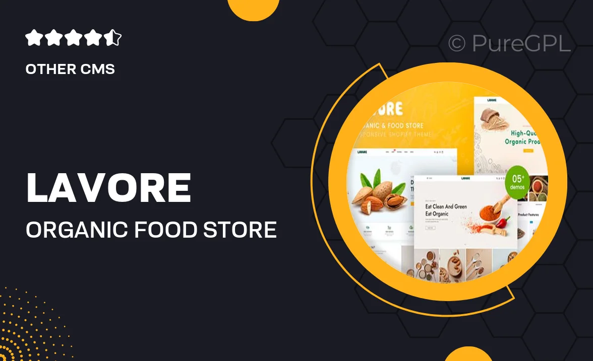 Lavore – Organic & Food Store Shopify Theme
