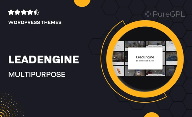 leadengine multi purpose wordpress theme with page builder