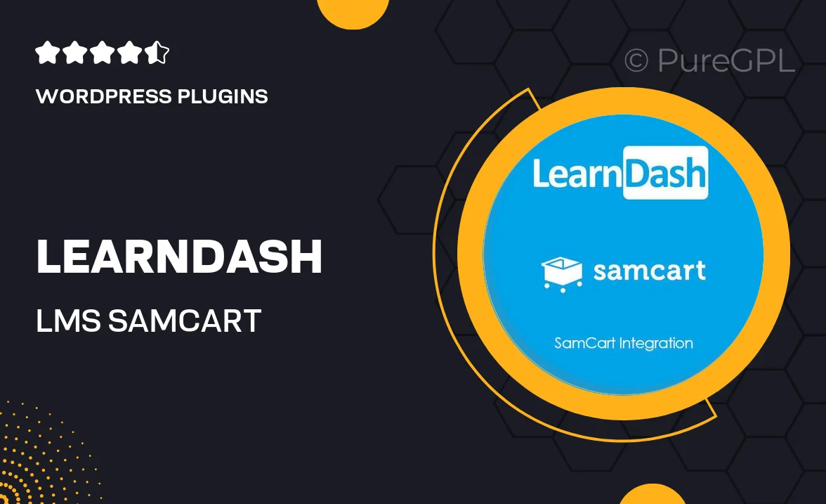 LearnDash LMS SamCart Integration