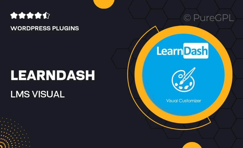 LearnDash LMS Visual Customizer feature image