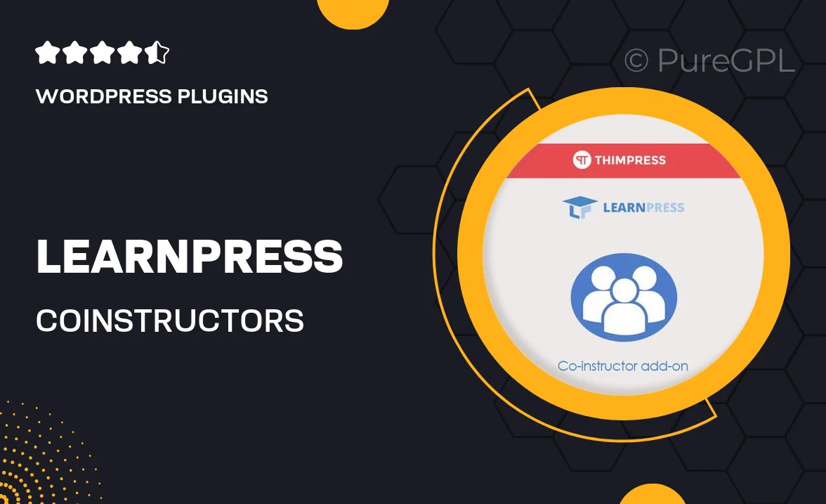LearnPress – Co-Instructors