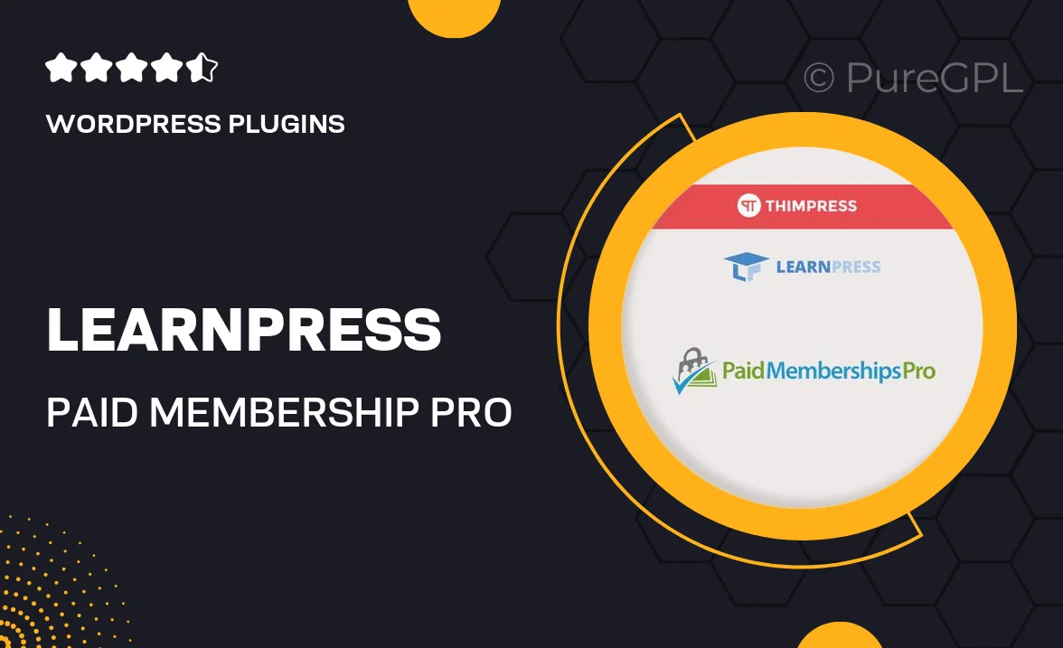 LearnPress – Paid Membership Pro Integration