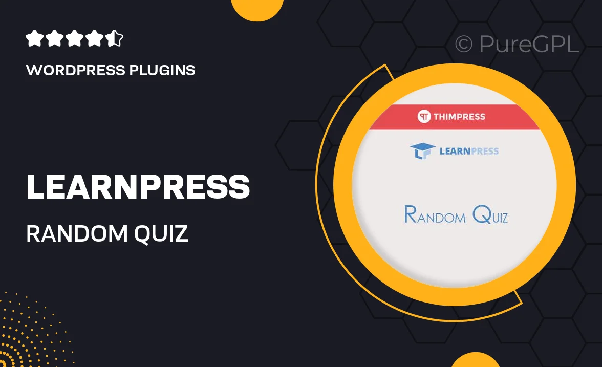 LearnPress – Random Quiz