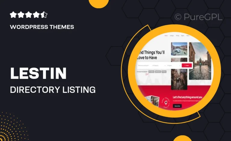 lestin directory listing wordpress theme