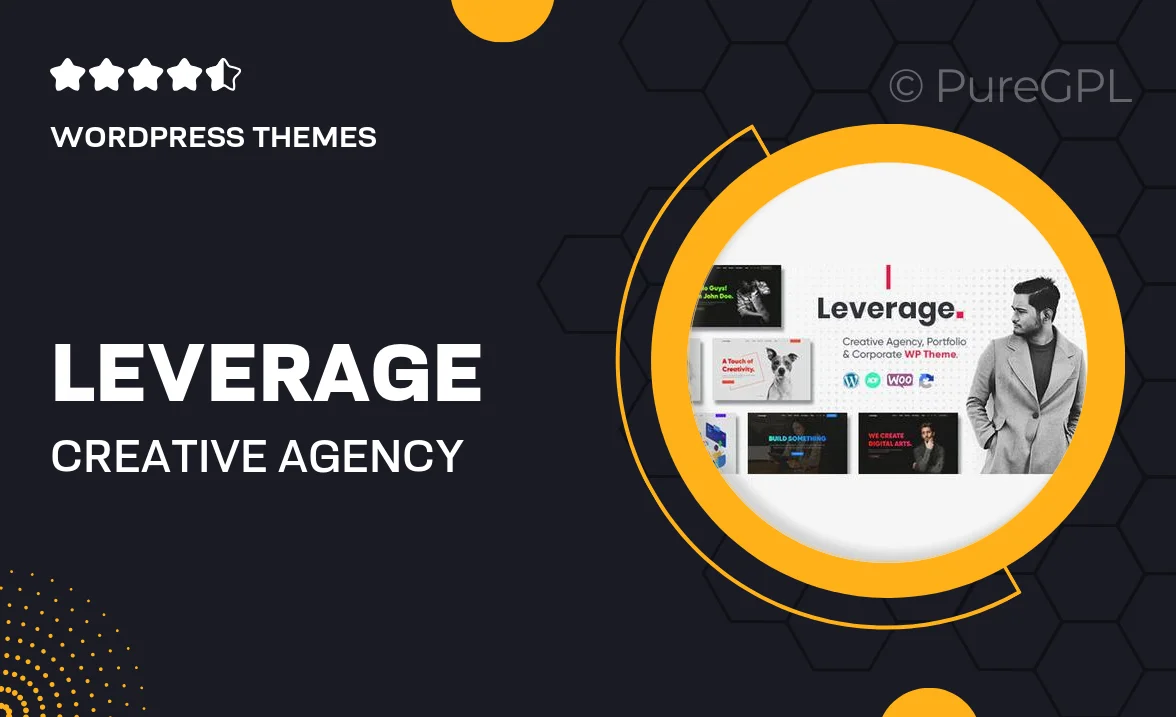 Leverage – Creative Agency & Portfolio WordPress Theme