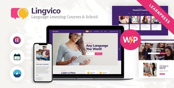 lingvico language center training courses wordpress theme 1
