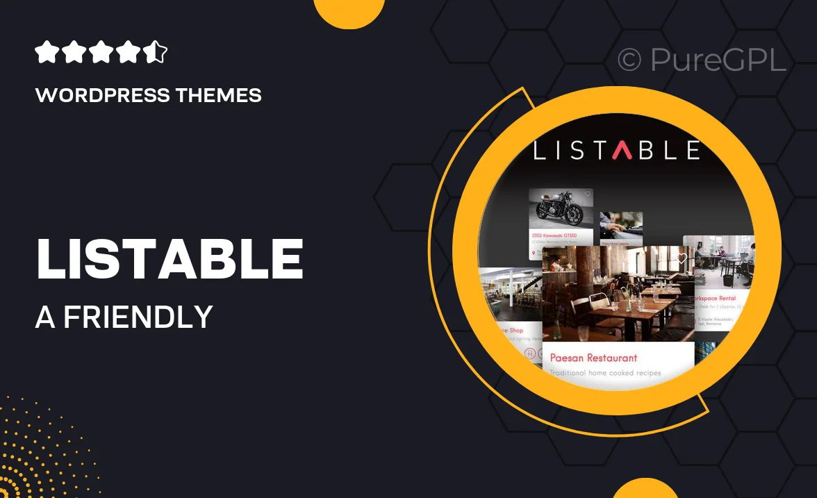 Listable – A Friendly Directory WordPress Theme