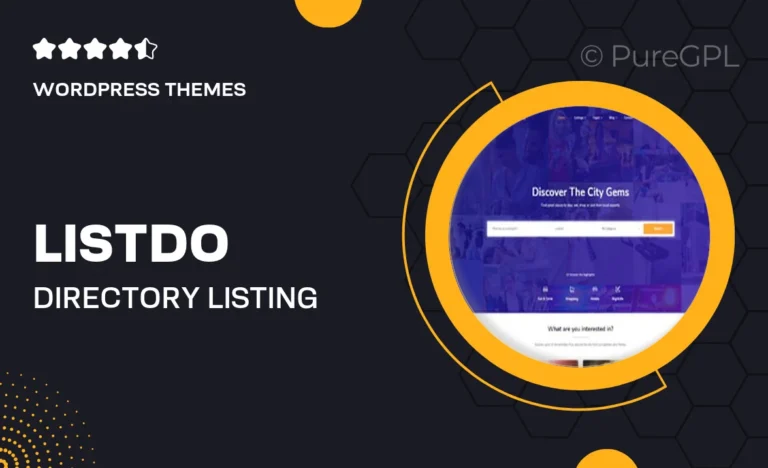listdo directory listing wordpress theme