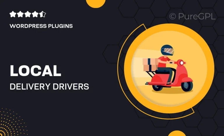 local delivery drivers for woocommerce premium