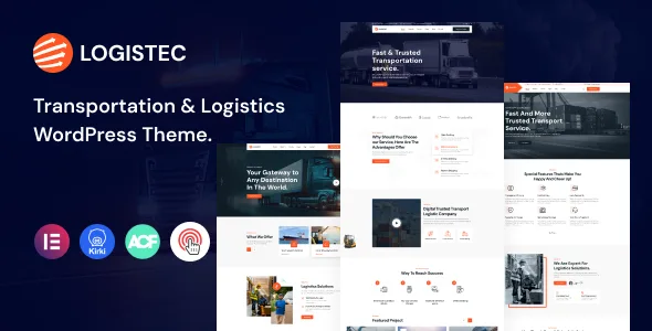 logistec transportation logistics wordpress theme 1