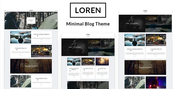 loren responsive wordpress blog theme 1