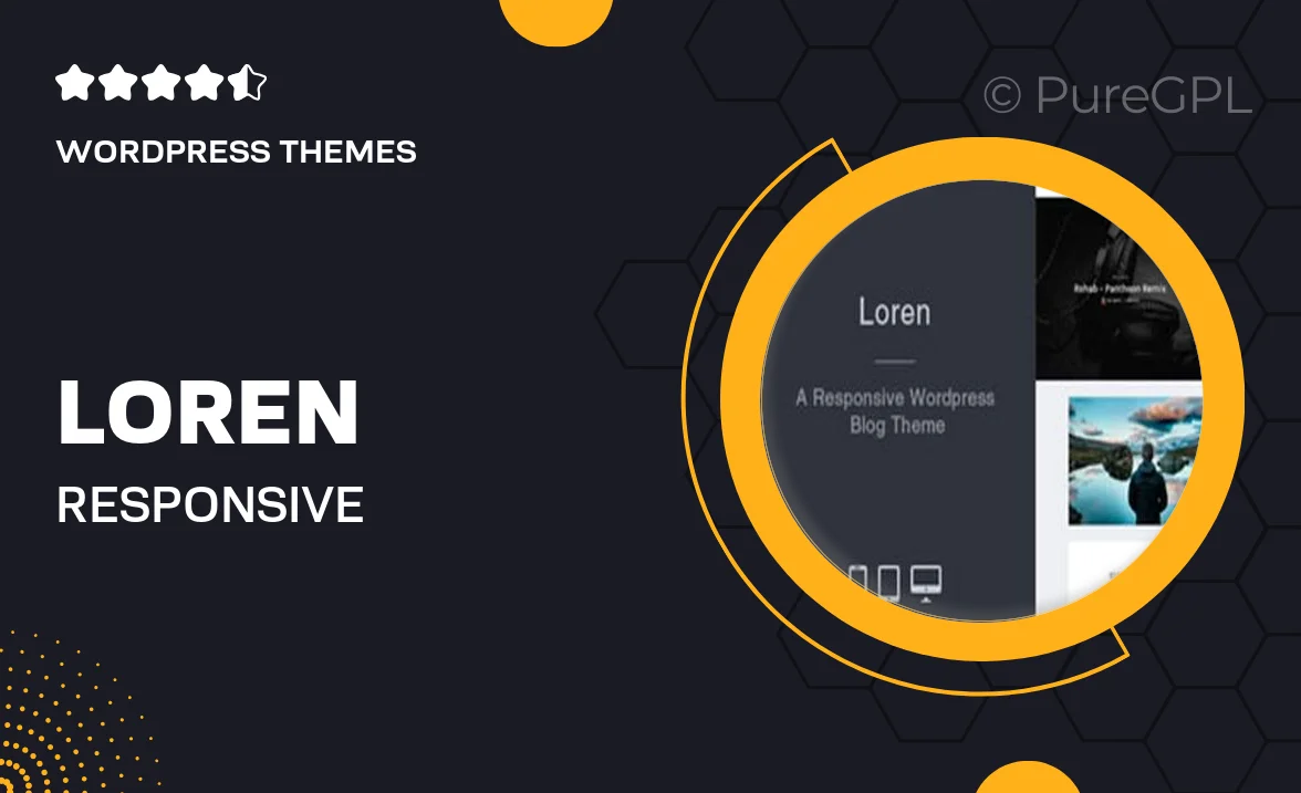 Loren – Responsive WordPress Blog Theme