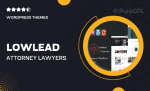 Lowlead – Attorney & Lawyers WordPress Theme
