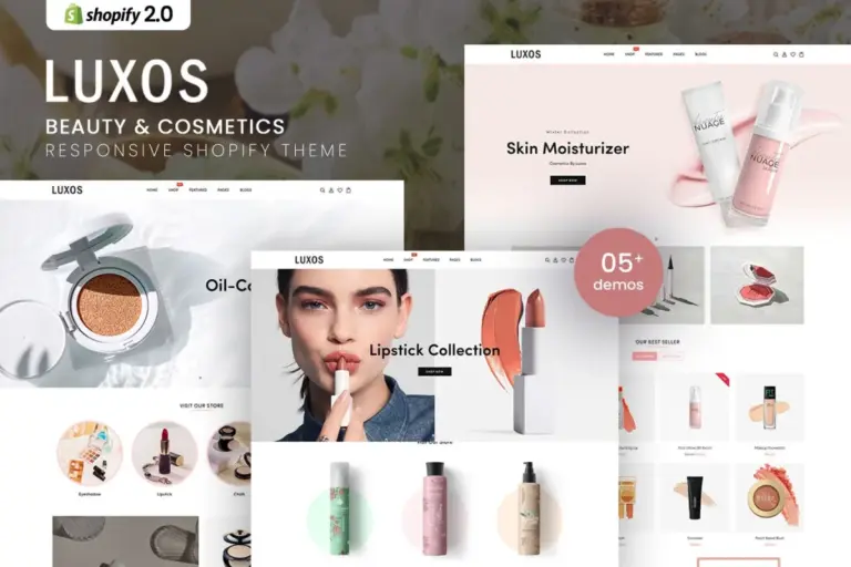 luxuries beauty cosmetics shopify theme 1