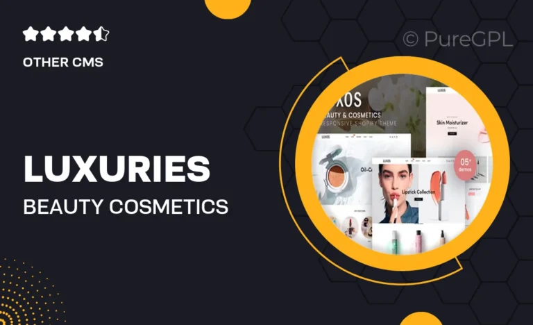 luxuries beauty cosmetics shopify theme