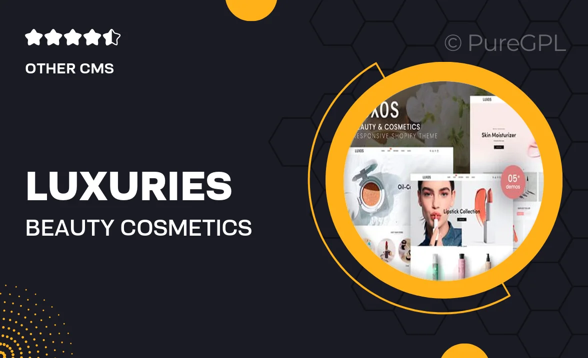 Luxuries – Beauty & Cosmetics Shopify Theme