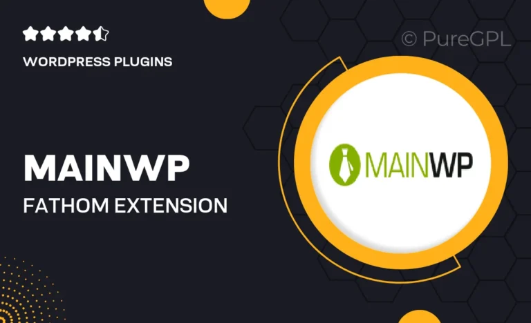 mainwp fathom extension
