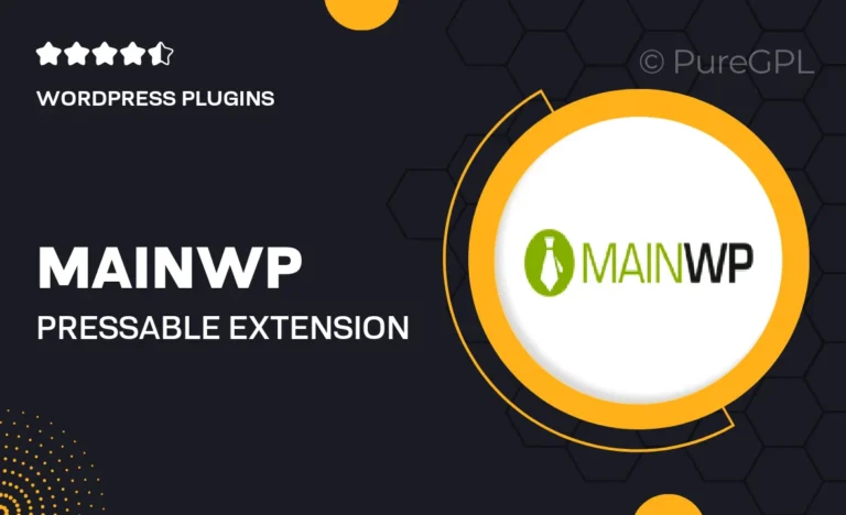 mainwp pressable extension