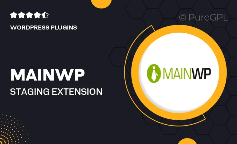 mainwp staging extension