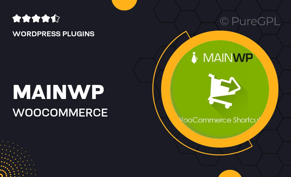 MainWP WooCommerce Shortcuts