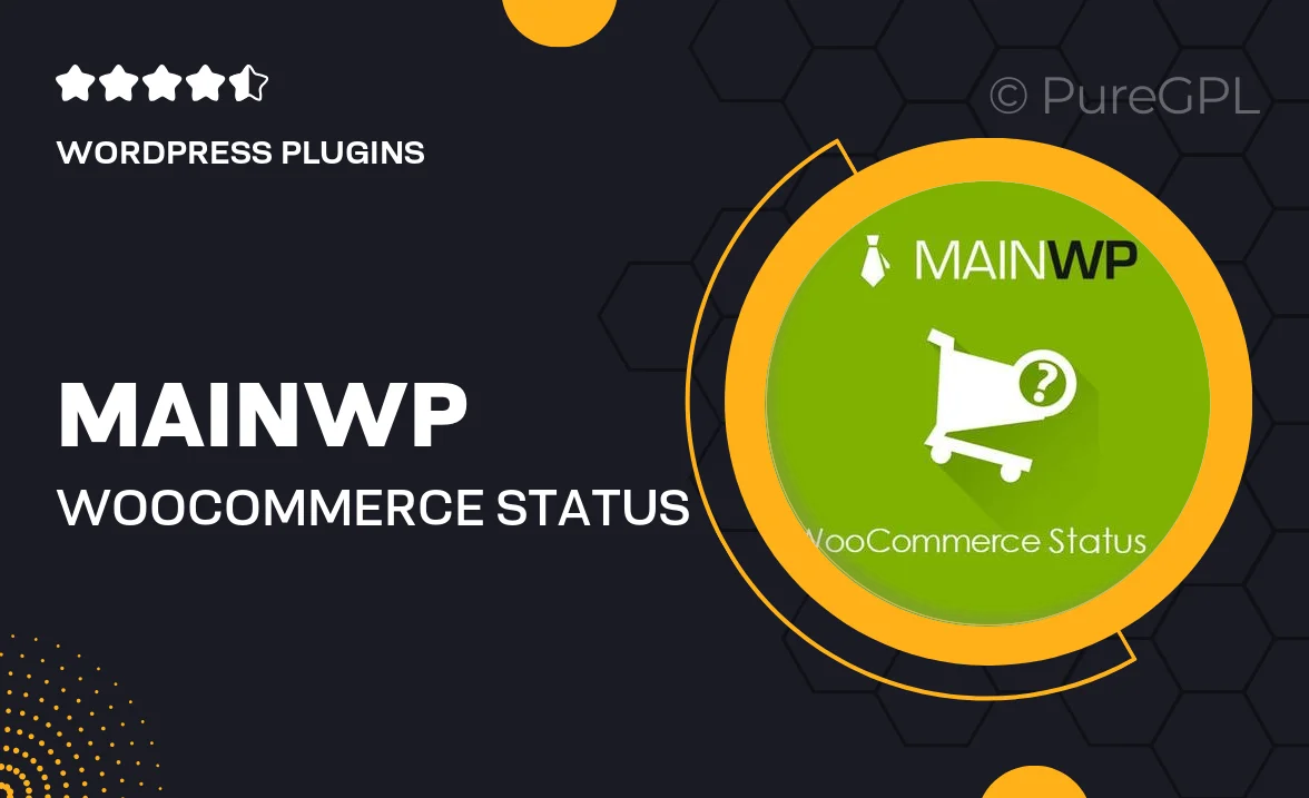 MainWP WooCommerce Status