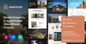 Manoir – Single Property & Apartment WordPress Theme