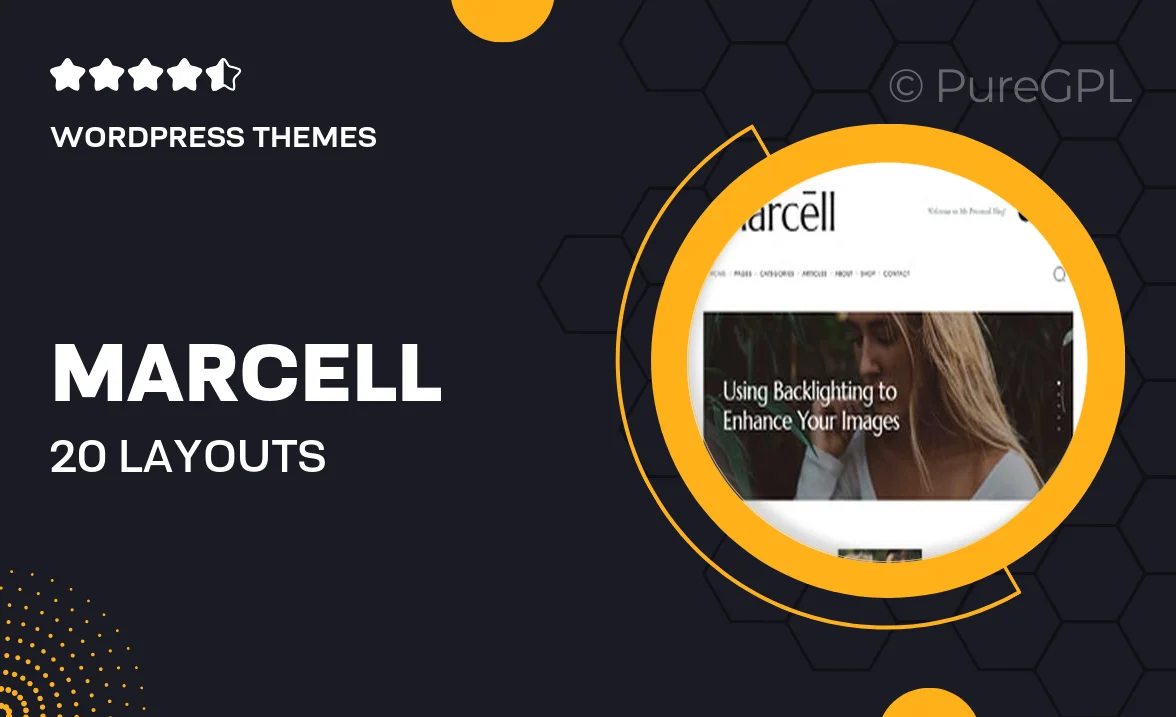 Marcell | 20+ Layouts Multi-Concept Personal Blog & Magazine WordPress Theme