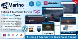 Marino – Fishing & Sea Hobby WordPress Theme