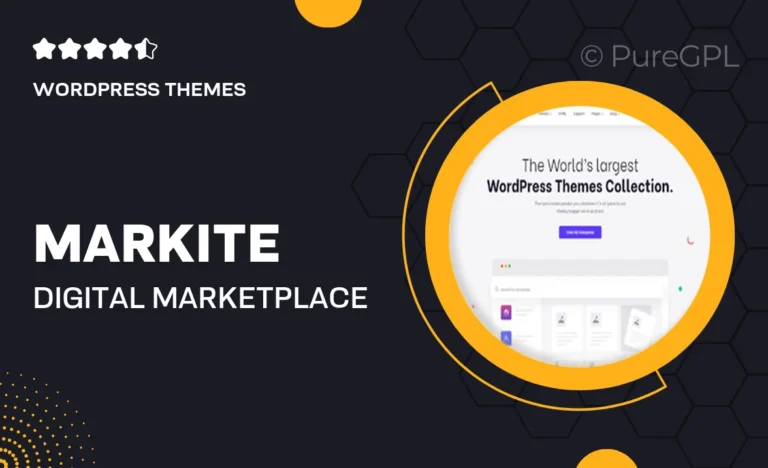markite digital marketplace wordpress theme
