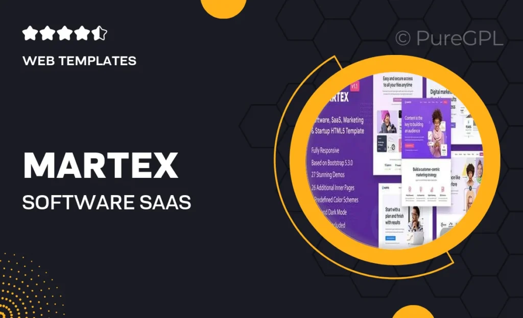 Martex – Software, SaaS & Startup HTML5 Template 59 Martex – Software, SaaS & Startup HTML5 Template
