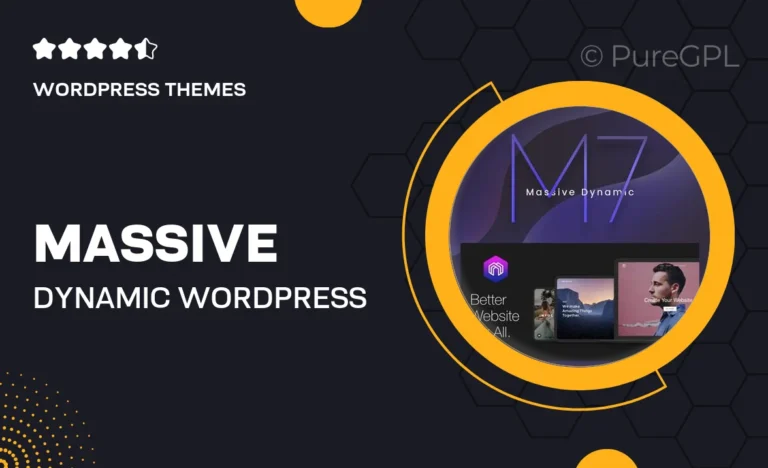 massive dynamic wordpress website builder