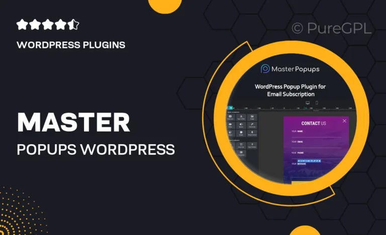 master popups wordpress popup plugin for email subscription