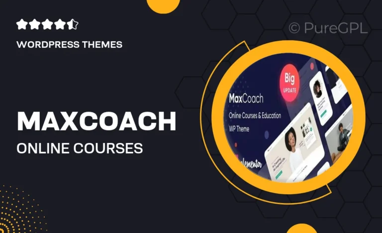 maxcoach online courses personal coaching education wp theme