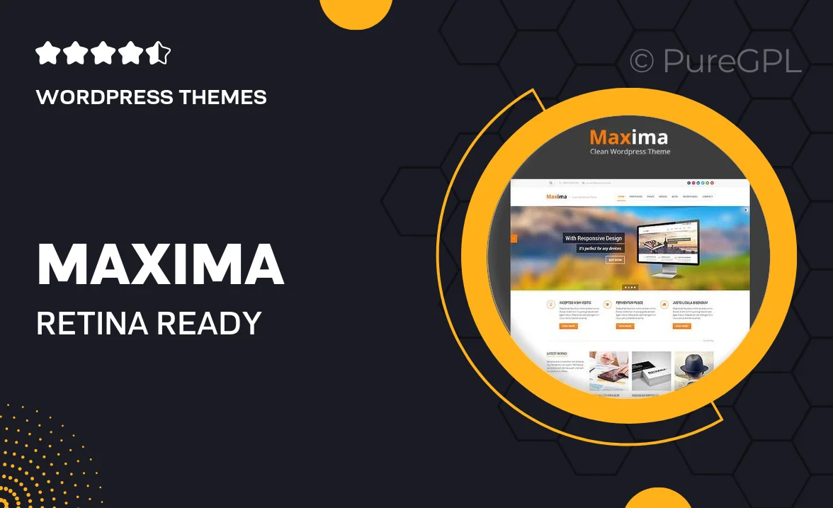 Maxima – Retina Ready WordPress Theme