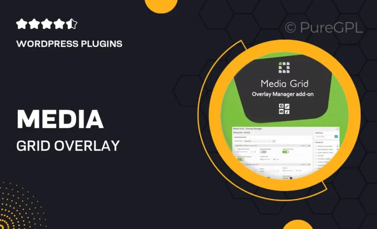 media grid overlay manager add on