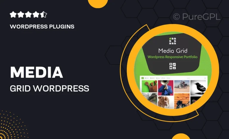 media grid wordpress responsive portfolio