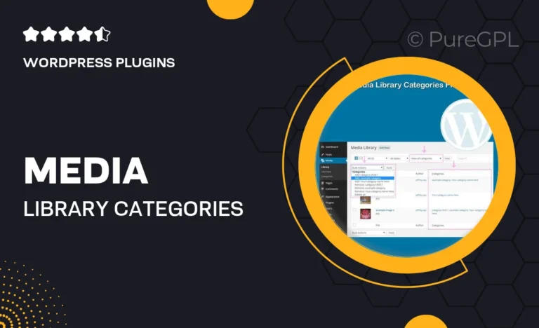 media library categories premium