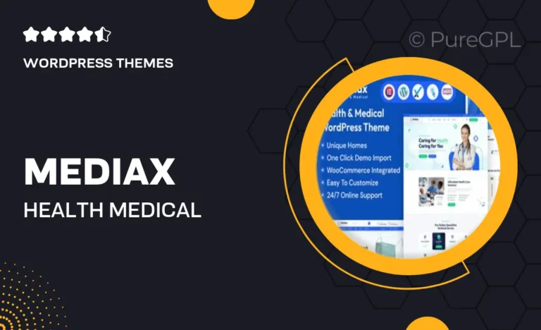mediax health medical wordpress theme